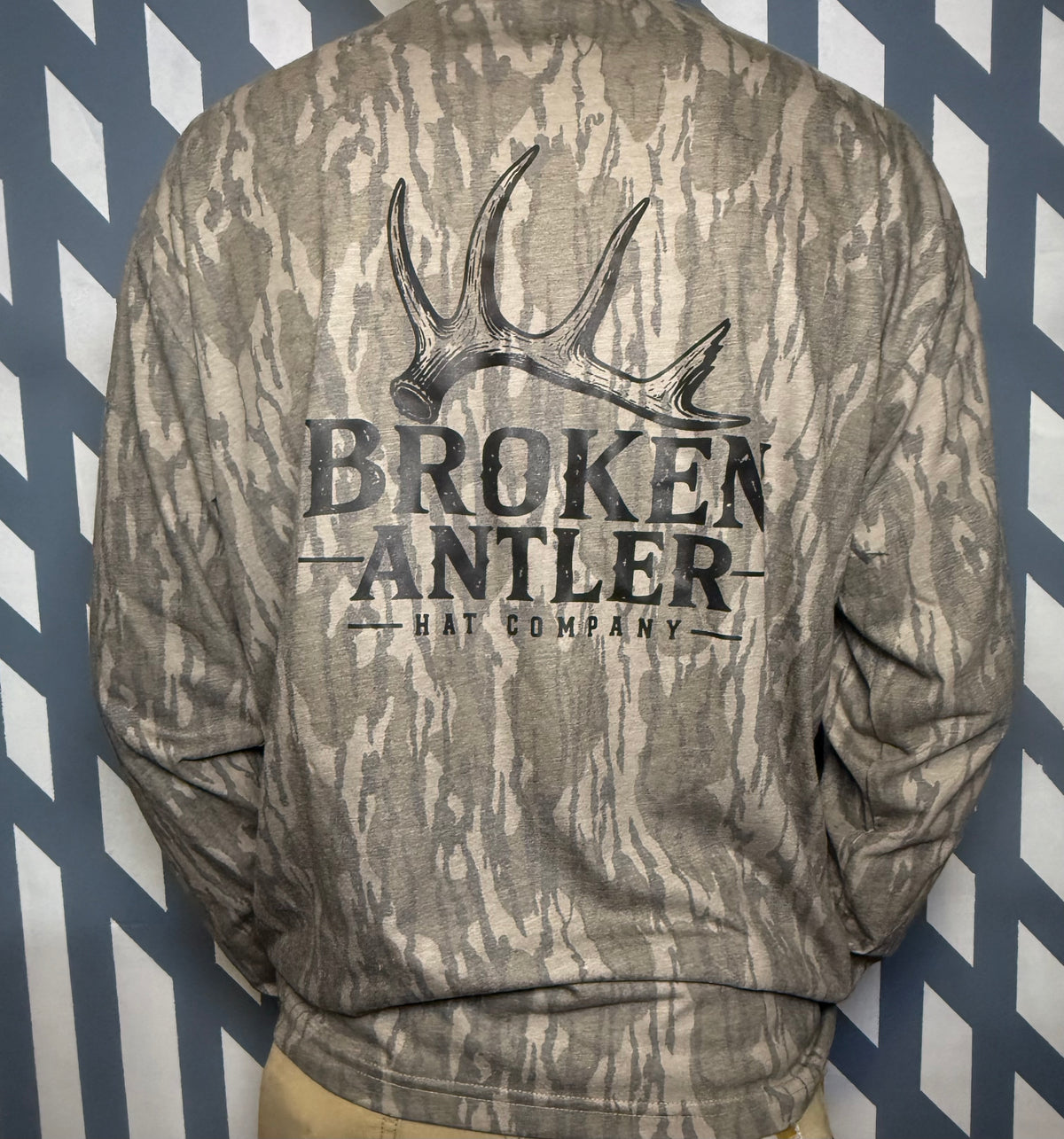 Broken Antler Hat Co.- Broken Antler Long Sleeve Shirt Camo